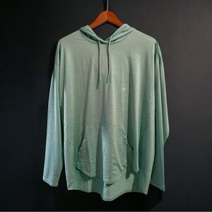 EDDIE BAUER Large Tall Resolution Hoodie in Sea Mist